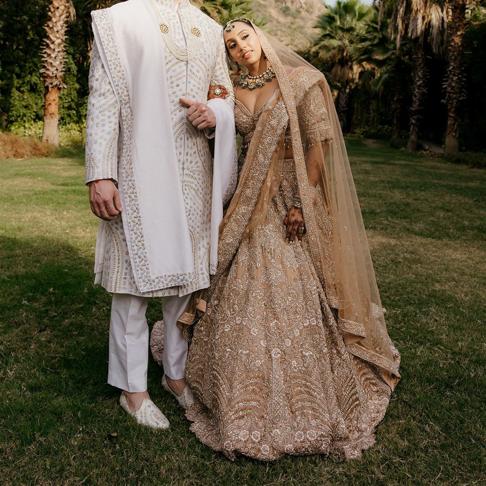 glittering-gold-bridal-outfit-for-wedding-day