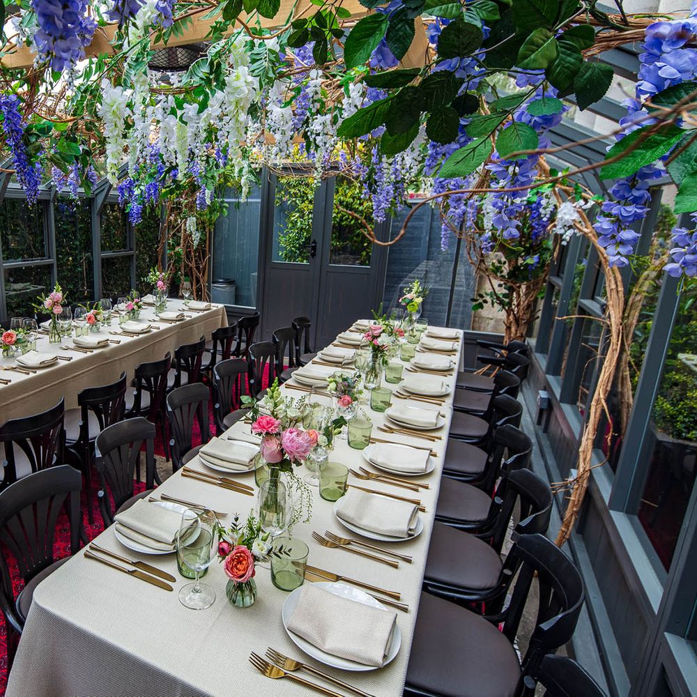 The Greenhouses, Marylebone engagement party venue