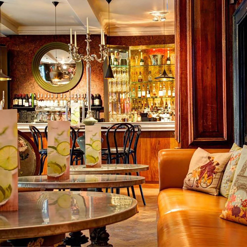 Oddfellows Chester engagement party venue bar area