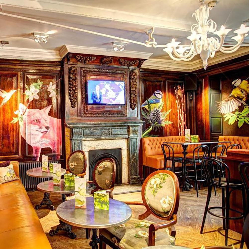 Oddfellows Chester engagement party venue with quirky decor