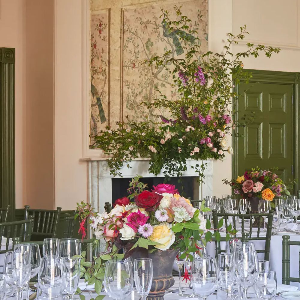 The George In engagement party venue ballroom