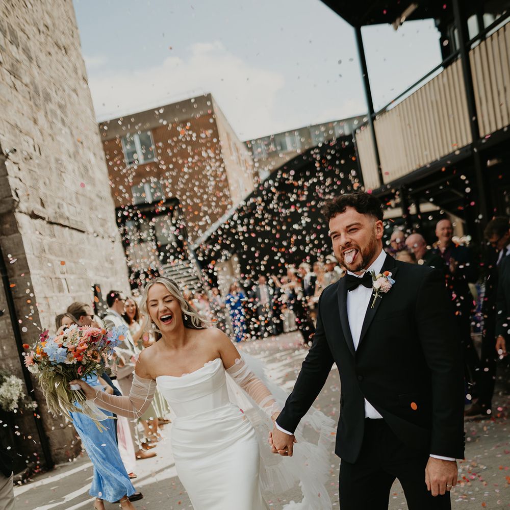 black-tie-wedding-as-couple-announced-as-bride-and-groom