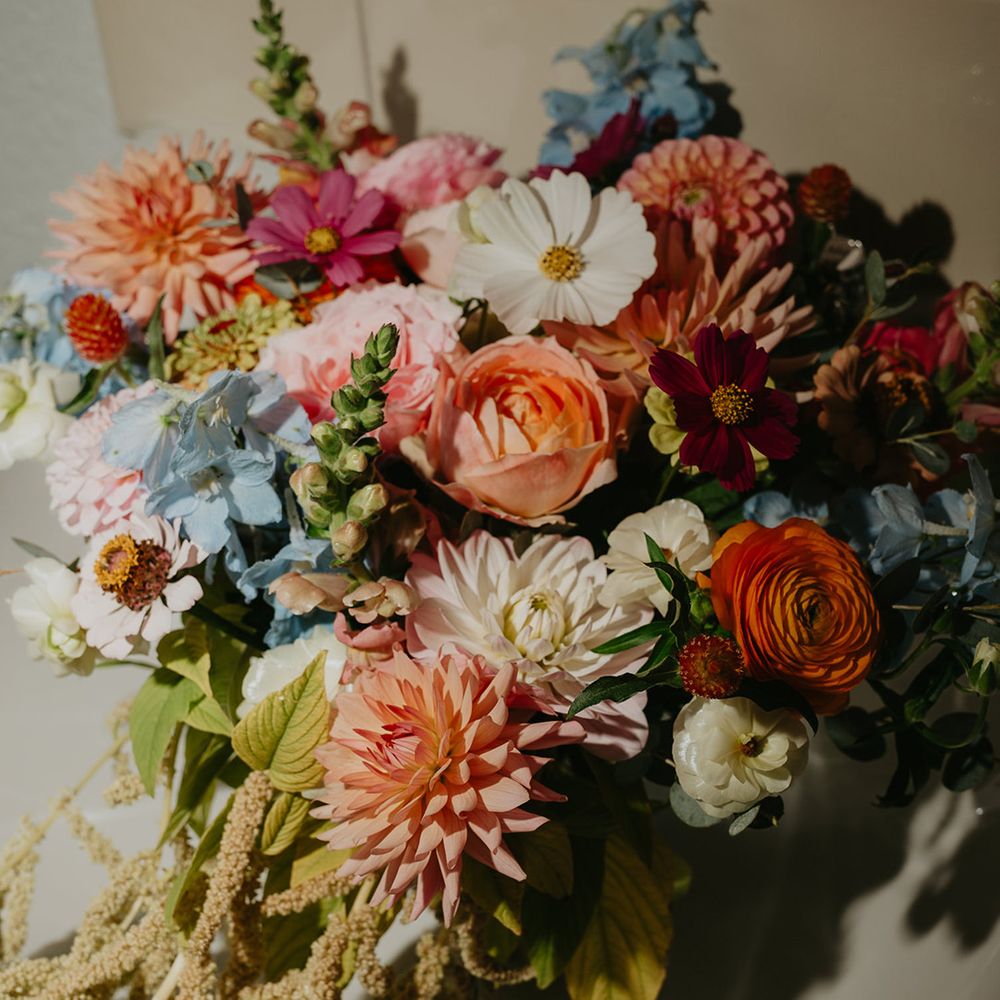 pastel-colourful-pink-and-blue-wedding-bouquet