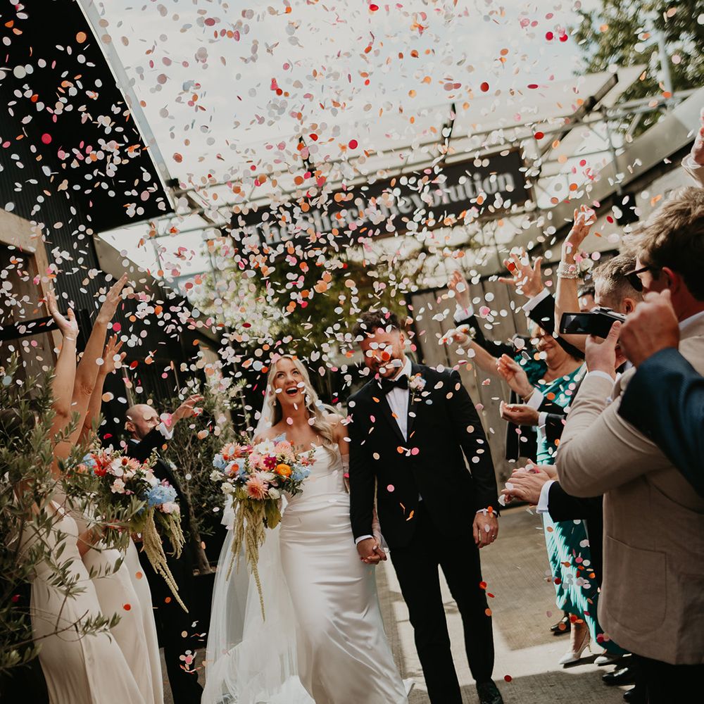 Pastel confetti moment at The Shack Revolution