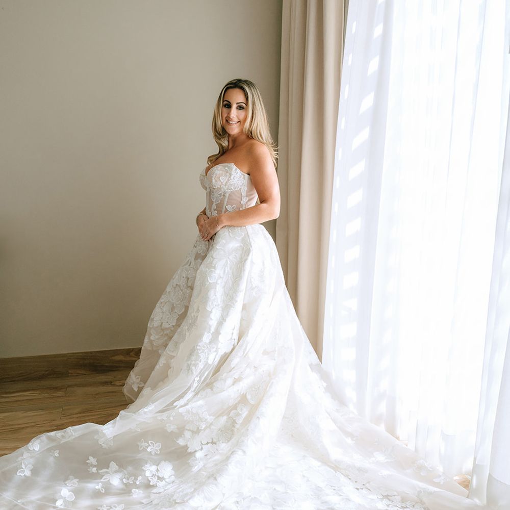 bride-in-custom-galia-lahav-wedding-dress-with-train