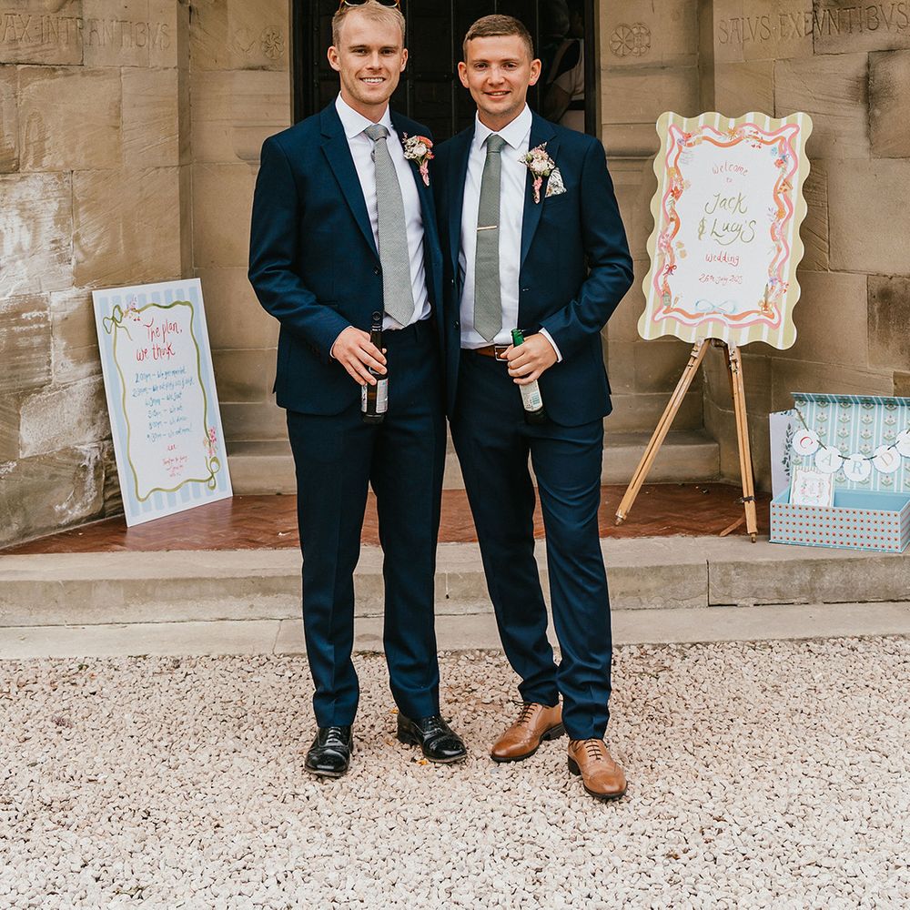 groom-and-best-man-in-blue-wedding-suits