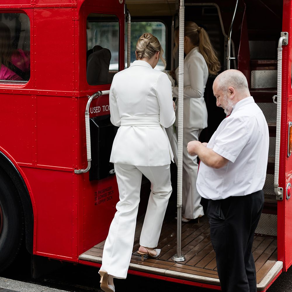 red-double-decker-bus-wedding-transport