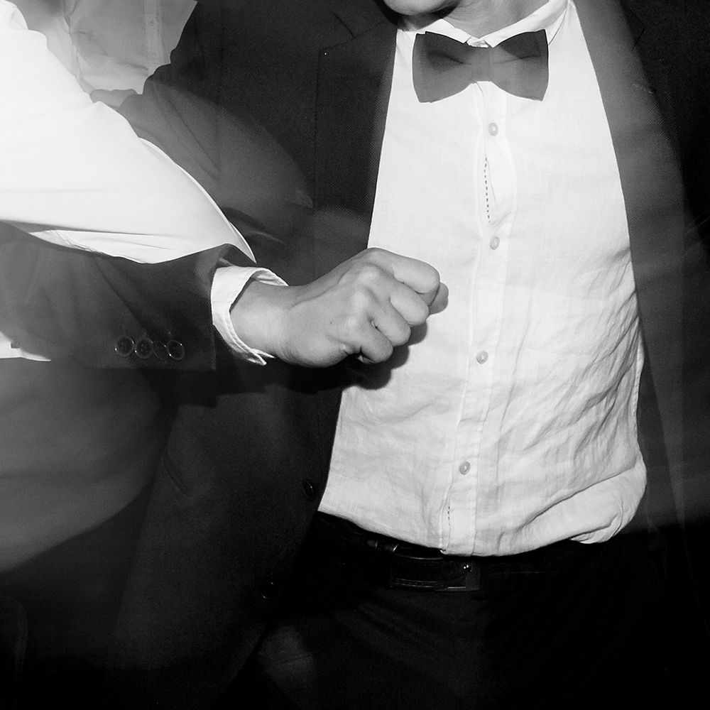 Wedding guests dancing at celebration organised by Gather