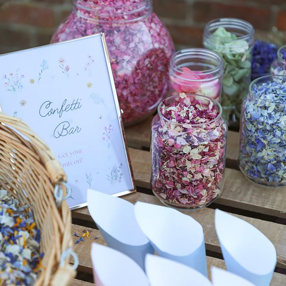 Shropshire Petals confetti bar