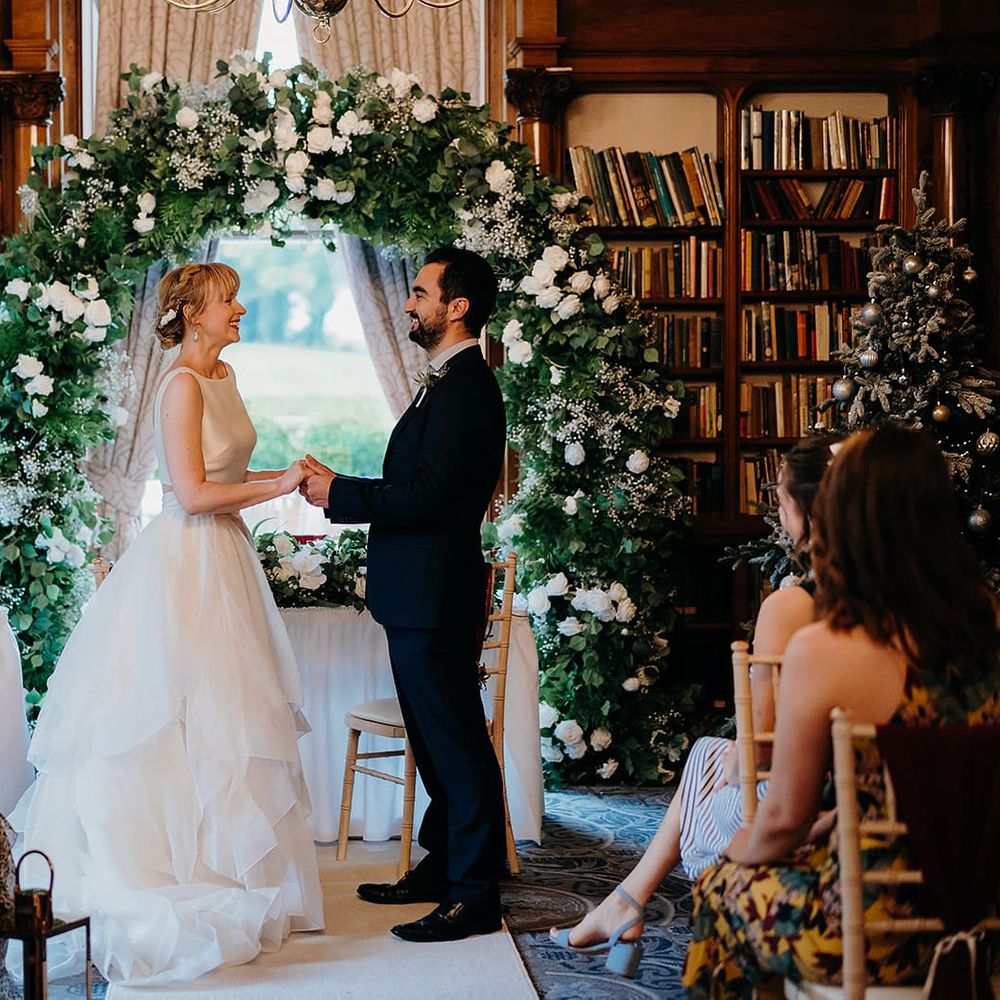 Winter wedding at Oakley Hall