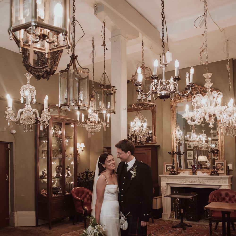 Chandeliers at Brunswick House 