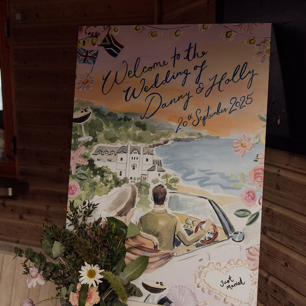 handpainted-wedding-welcome-sign