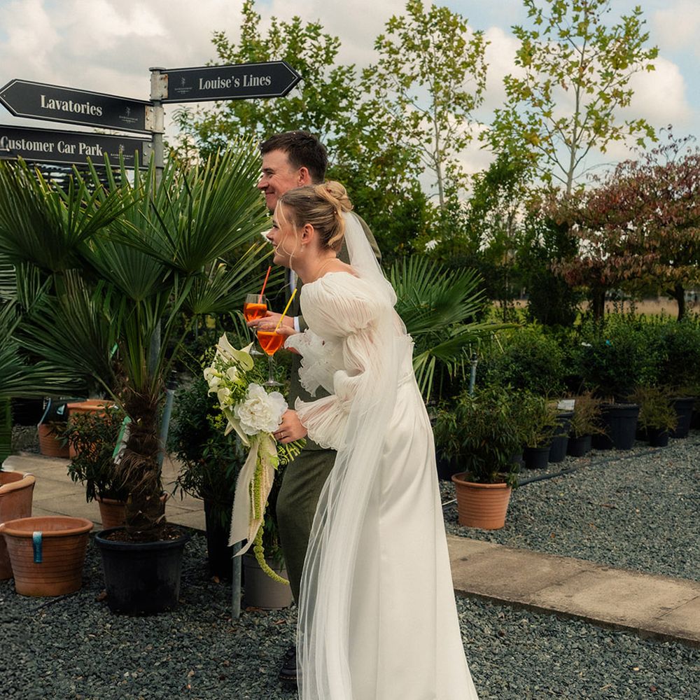bride-and-groom-laughing-at-wedding