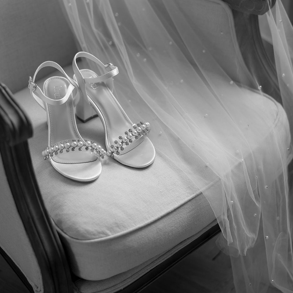 Pearl bridal shoes 