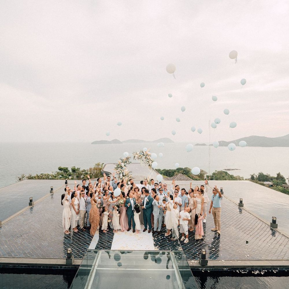 Sri Panwa outdoor rooftop wedding 