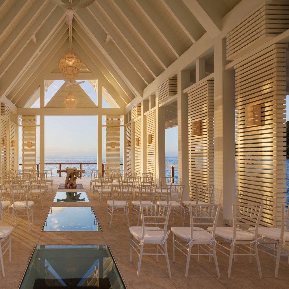 Sandals Saint Vincent & The Grenadines overwater chapel