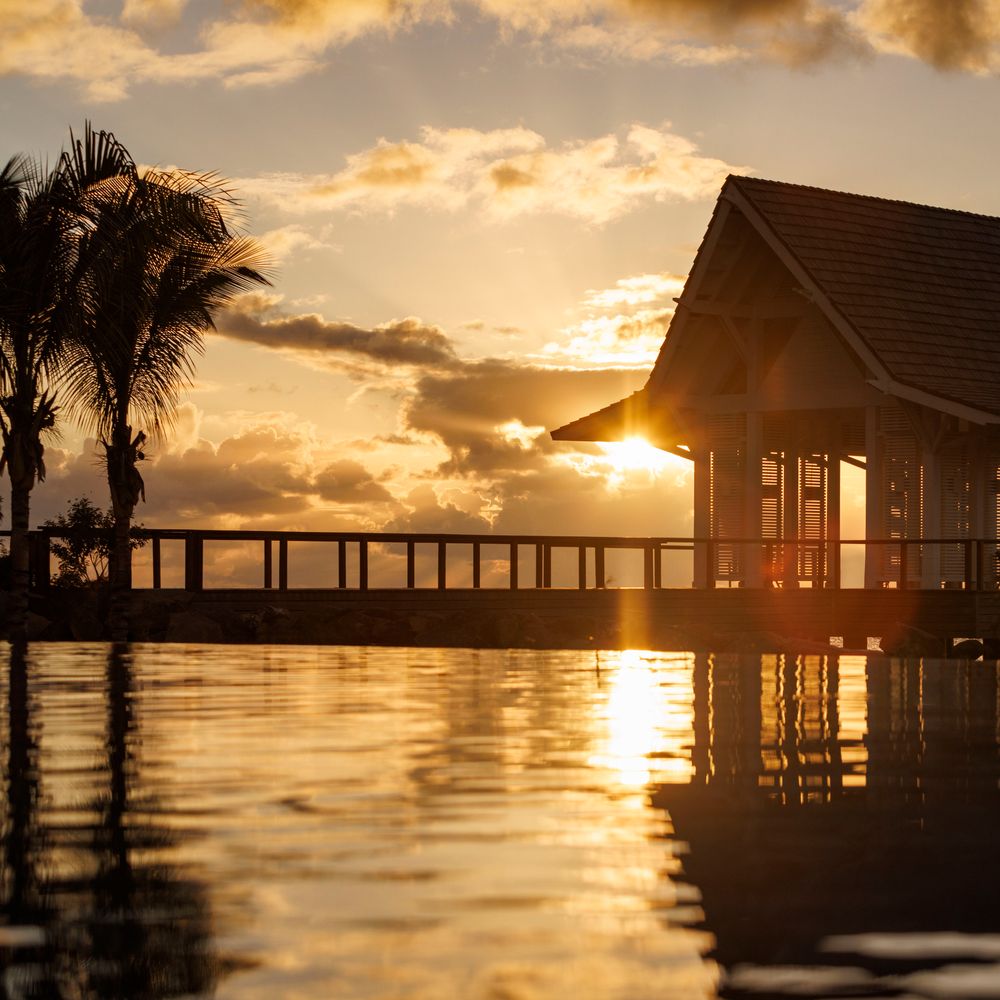 Sandals Saint Vincent & The Grenadines golden hour overwater chapel