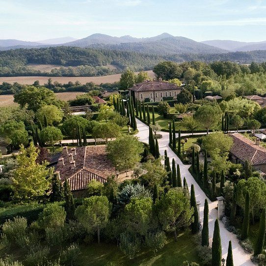 Borgo Santo Pietro aerial view 