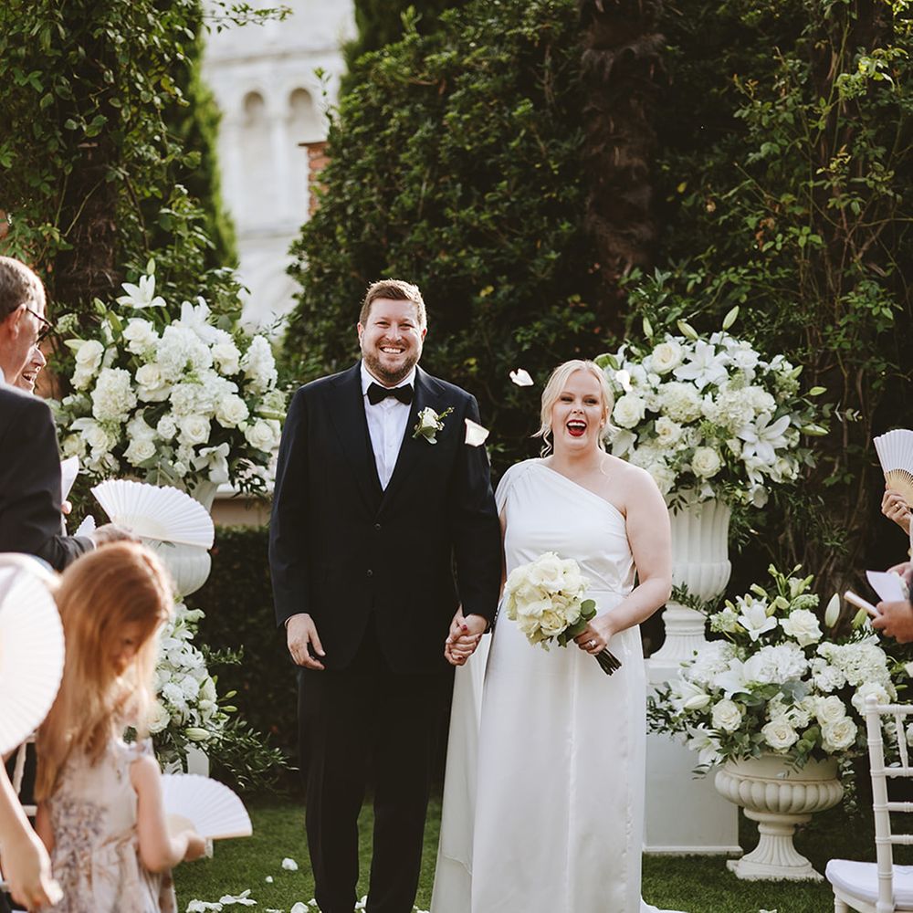 Black tie wedding for destination wedding in Italy