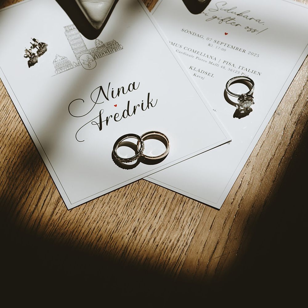 Wedding stationery invitation 