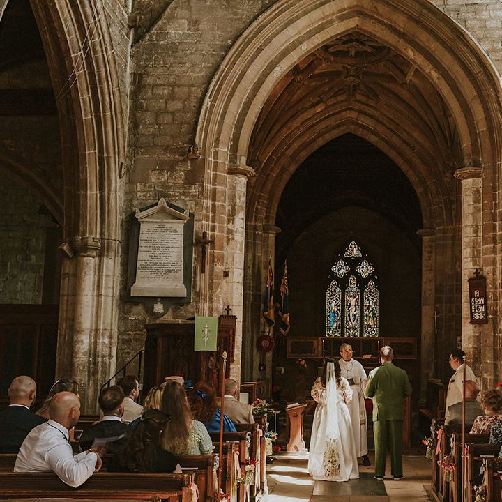 Church wedding ceremony 