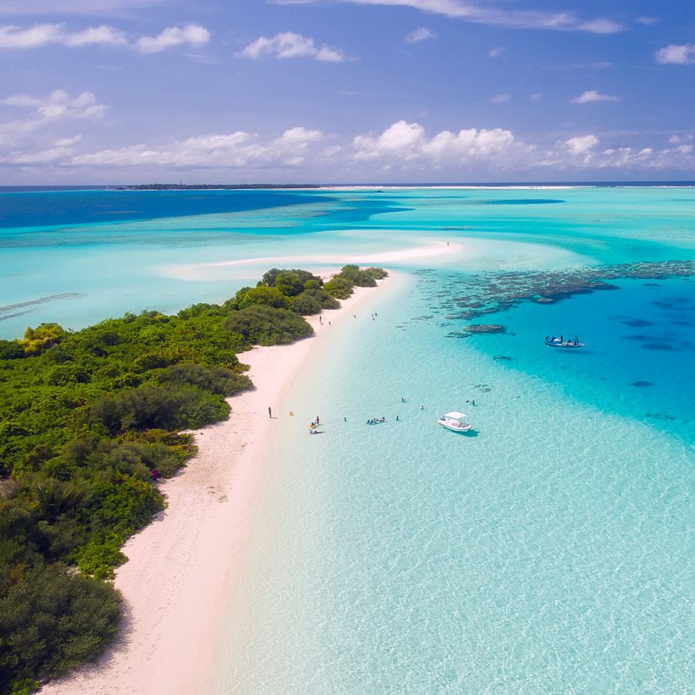 Maldives Beach Lanscape
