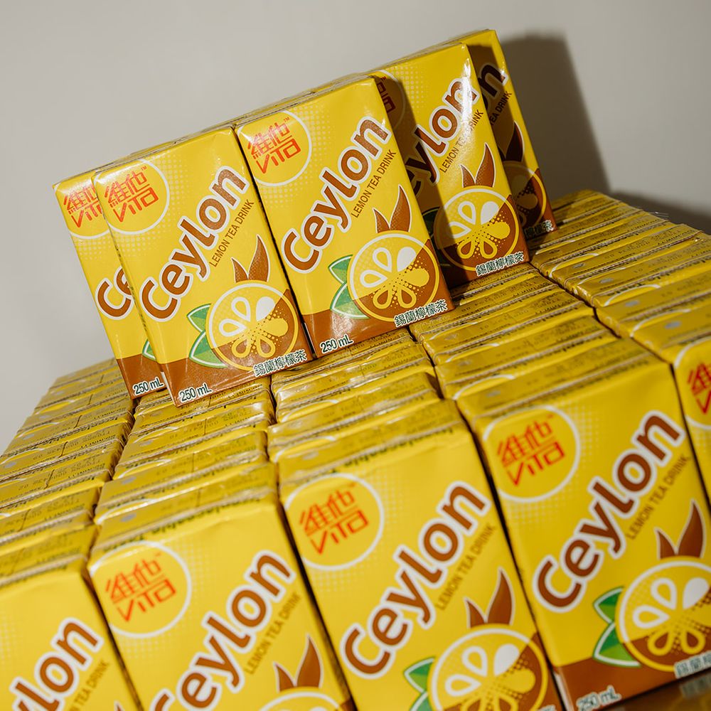 ceylon lemon tea drink