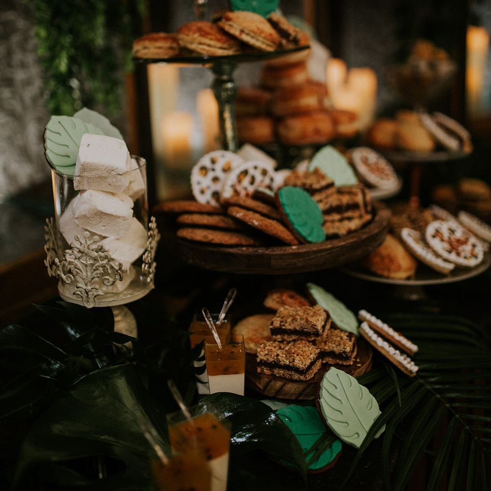 leopard print jungle theme biscuits treats