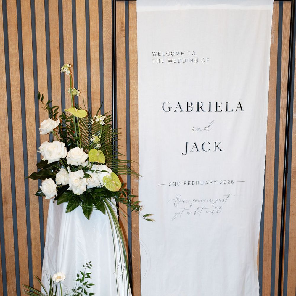 wedding welcome sign