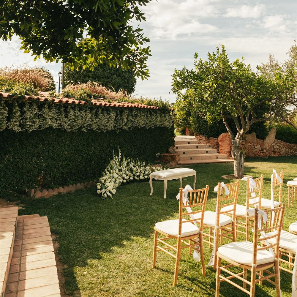 portugal wedding ceremony set up