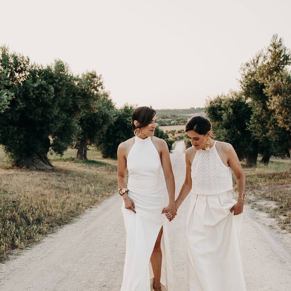 walking through italian vineyards