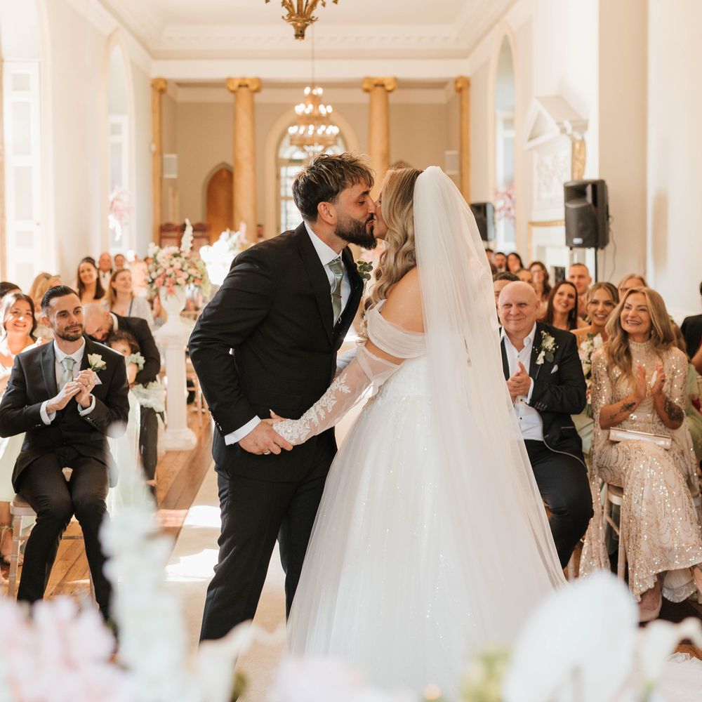 first kiss married couple
