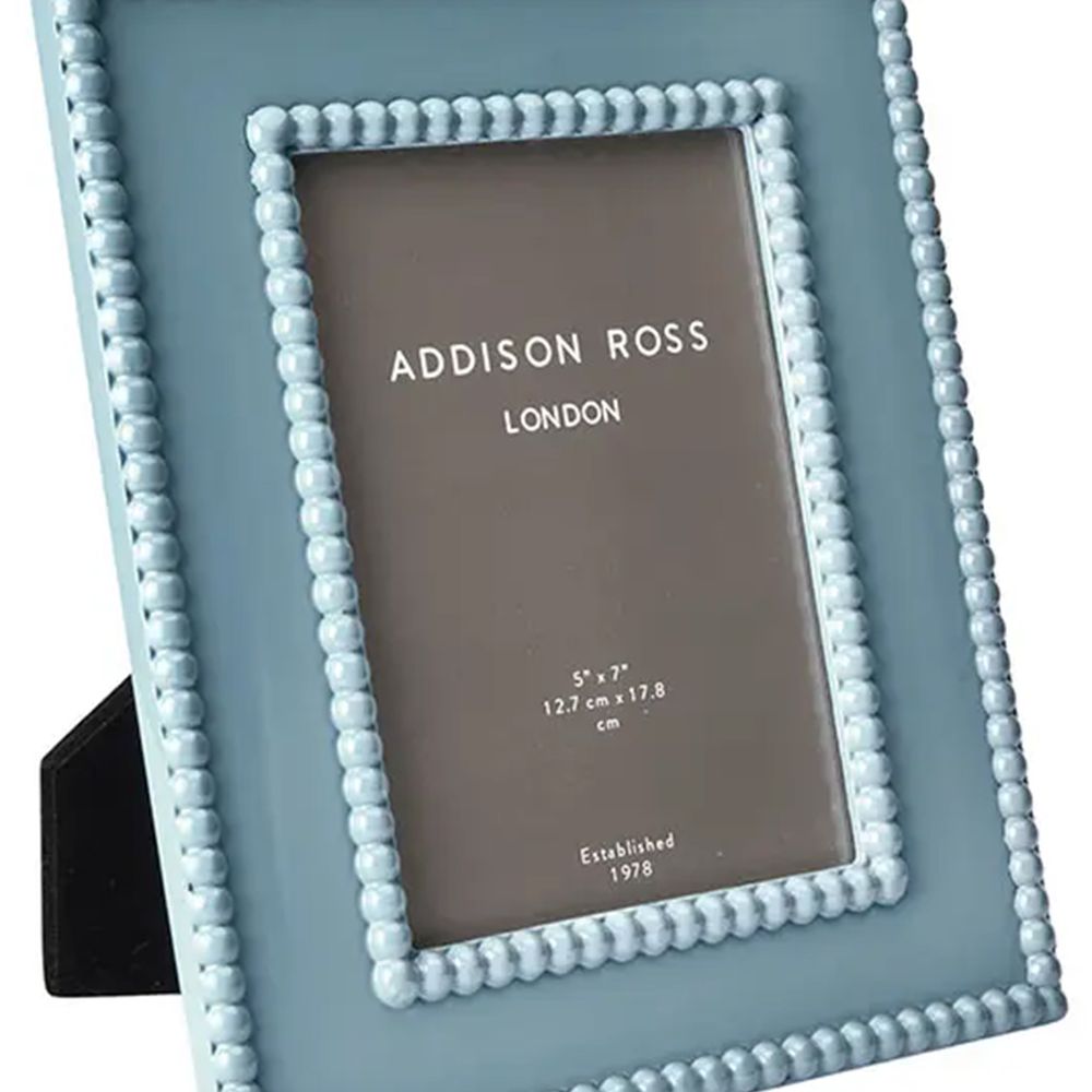 Addison Ross Lacquered Bobbin Photo Frame, Chambray 