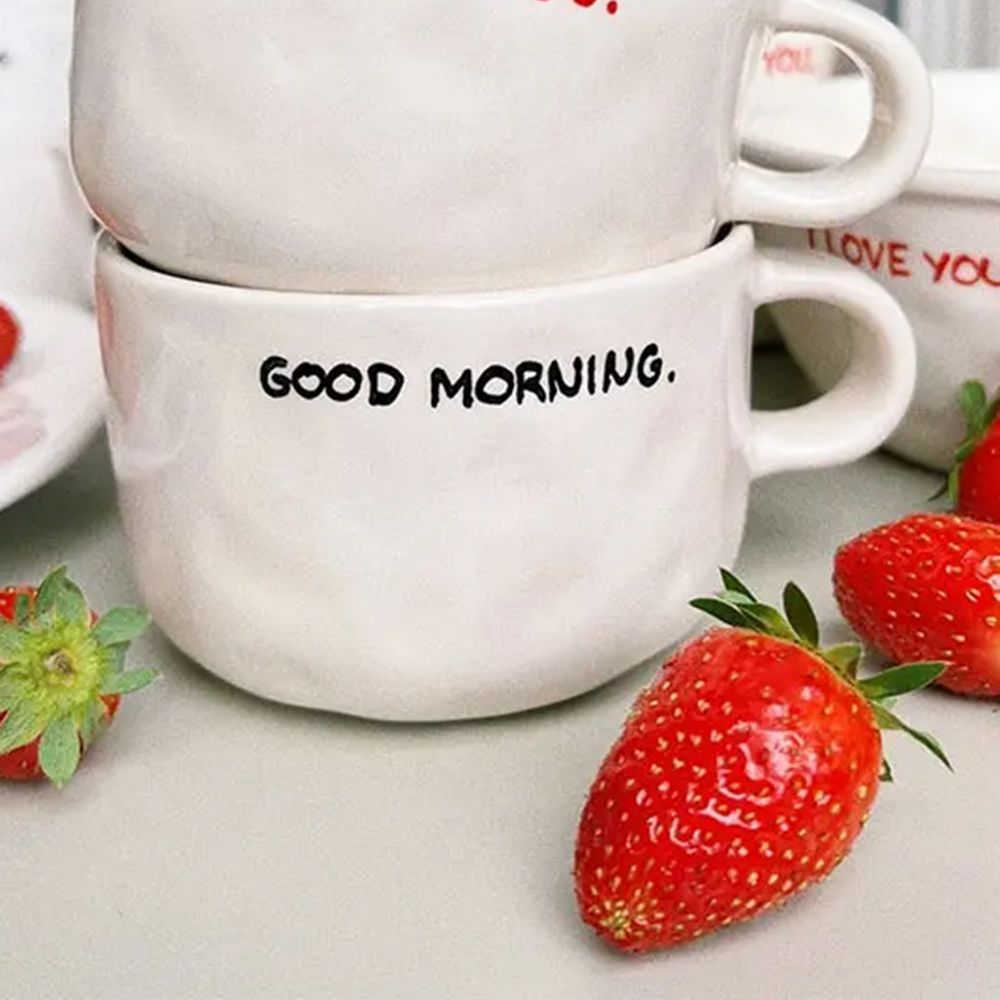 Anna + Nina I Love You Cappuccino Mug