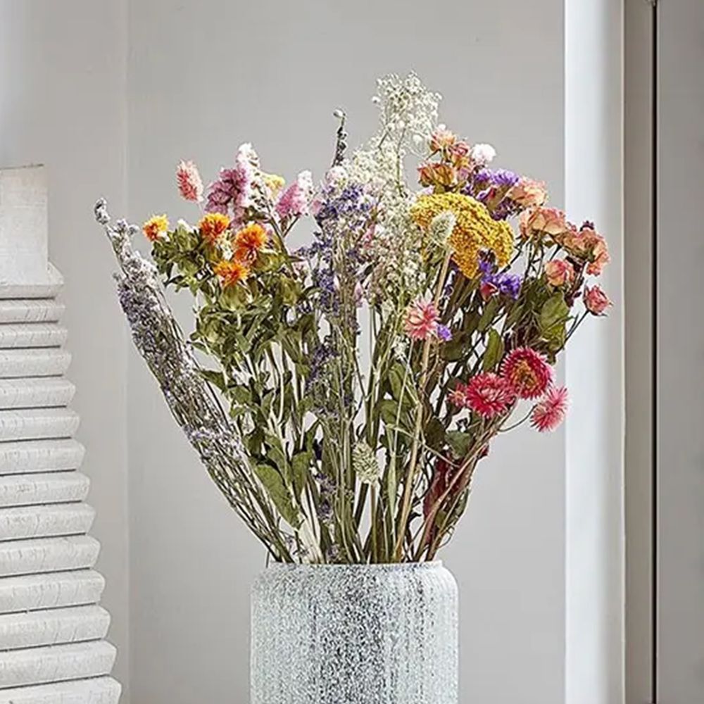 IvyLine Verre Ribbed Vase, Gold