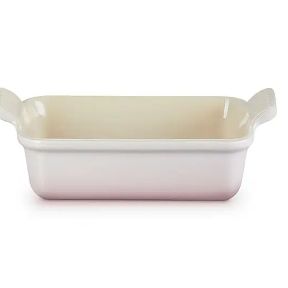 Le Creuset Stoneware Heritage Rectangular Dish, Shell Pink