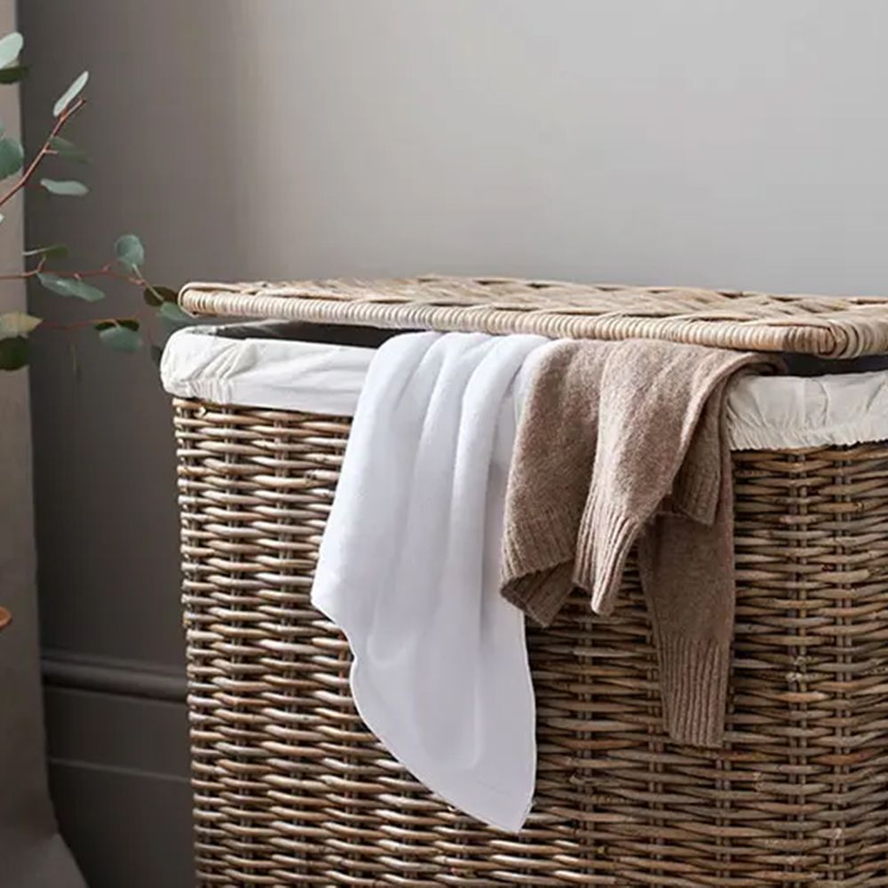The White Company Kubu Laundry Basket Natural