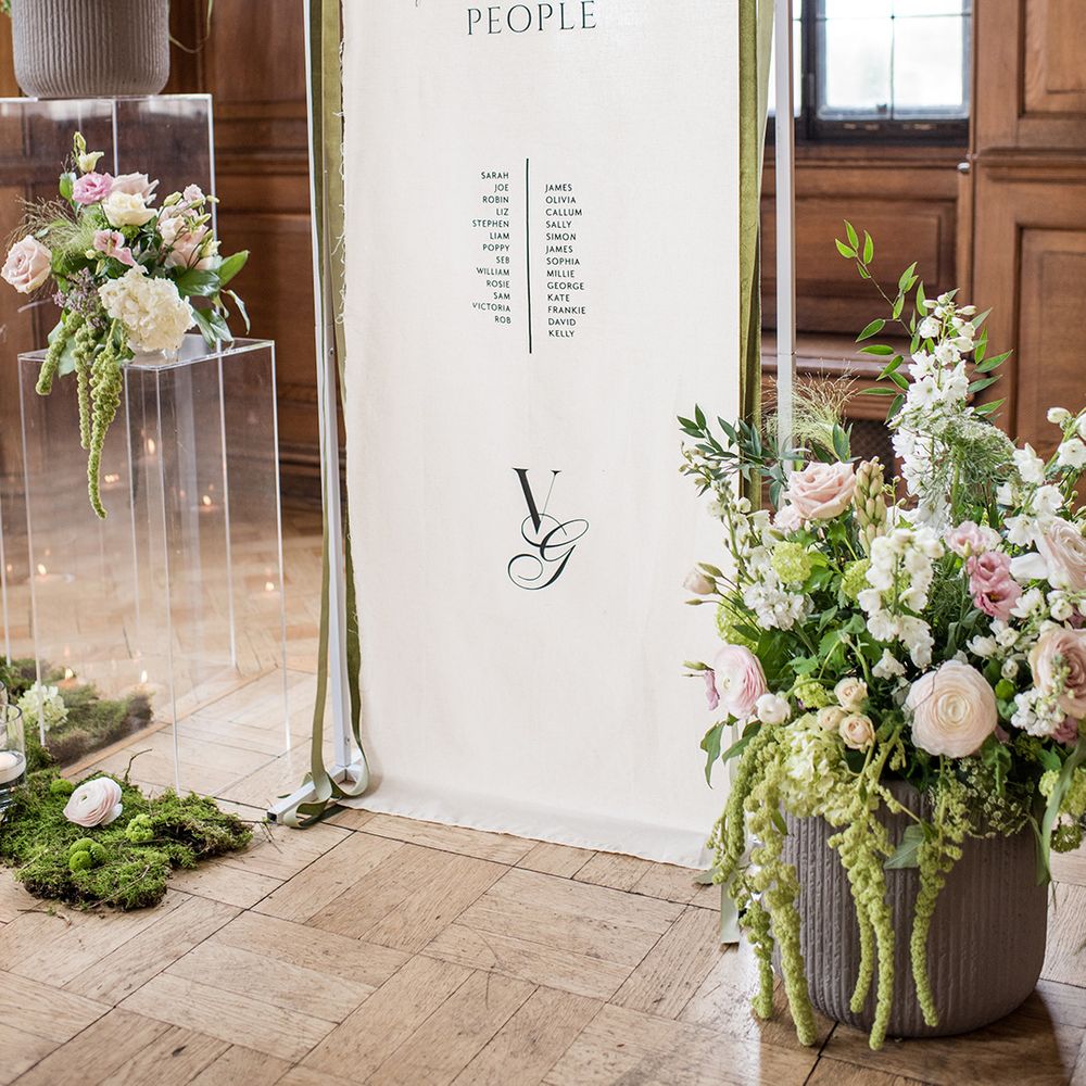 fabric-wedding-signage