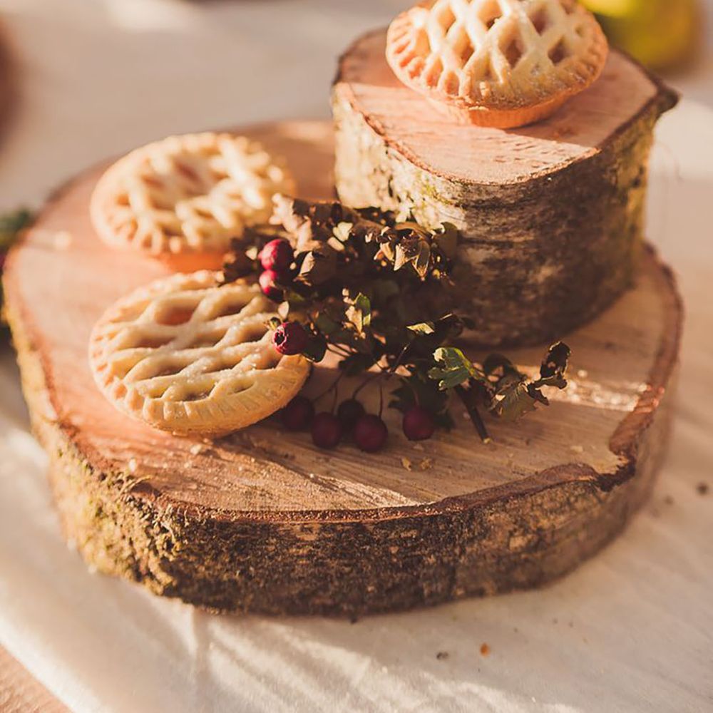 Festive seasonal spiced pie desserts