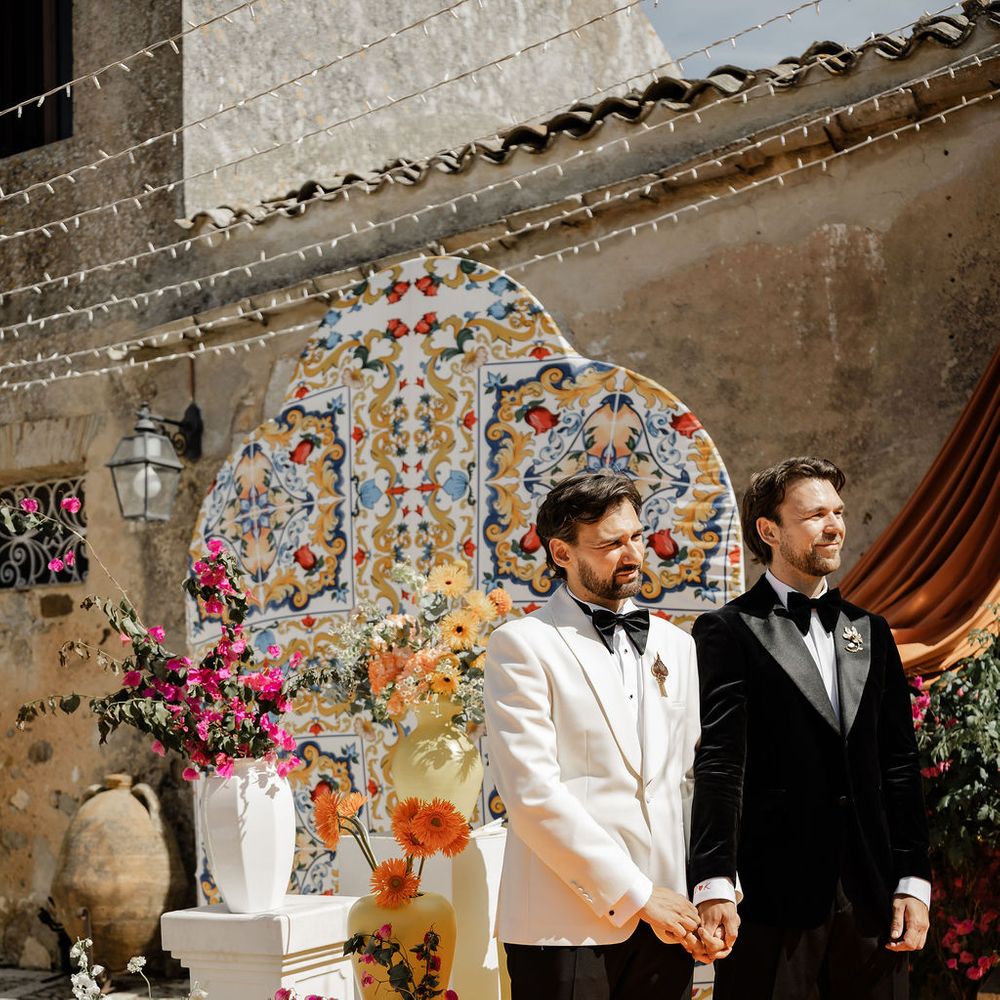 grooms emotional ceremony moment