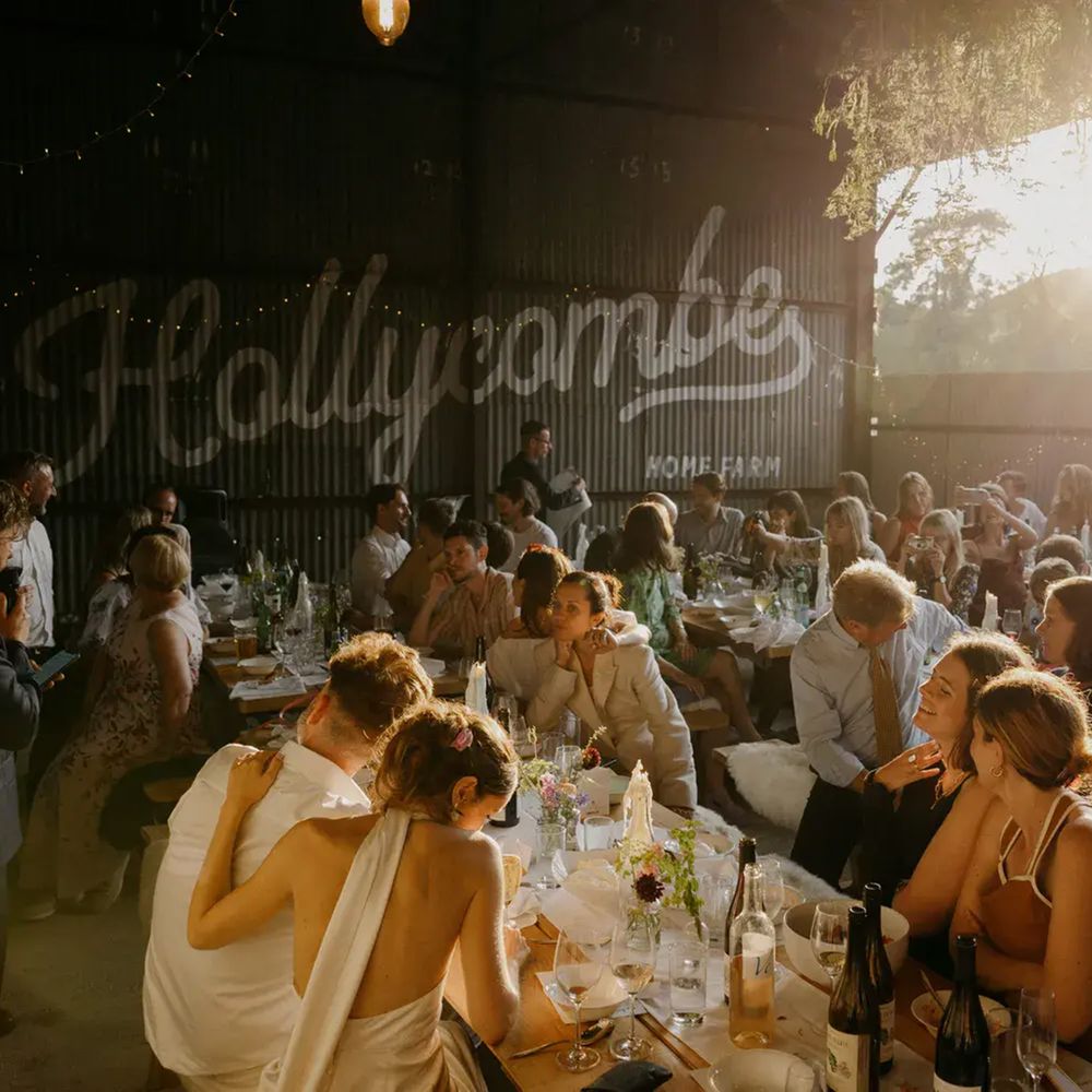 hollycombe home farm wedding breakfast best sussex wedding venues