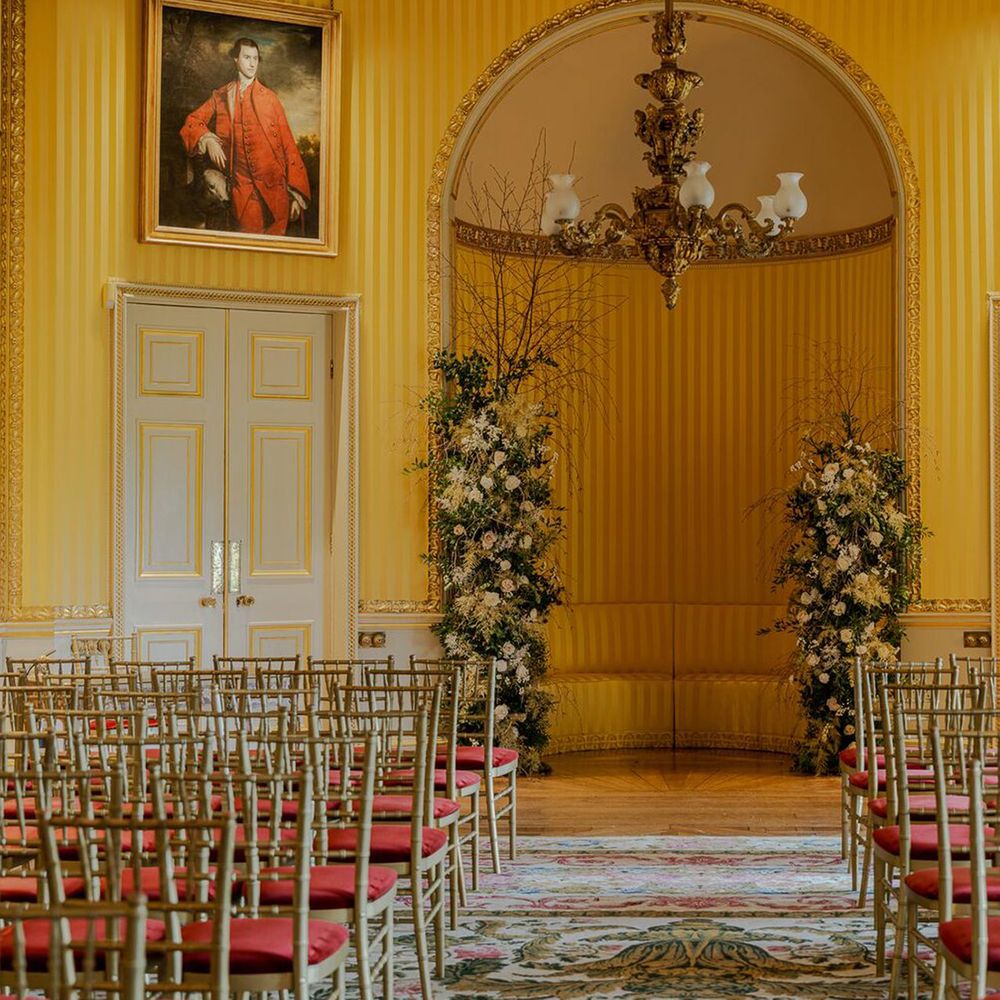 the yellow drawing room goodwood house weddings