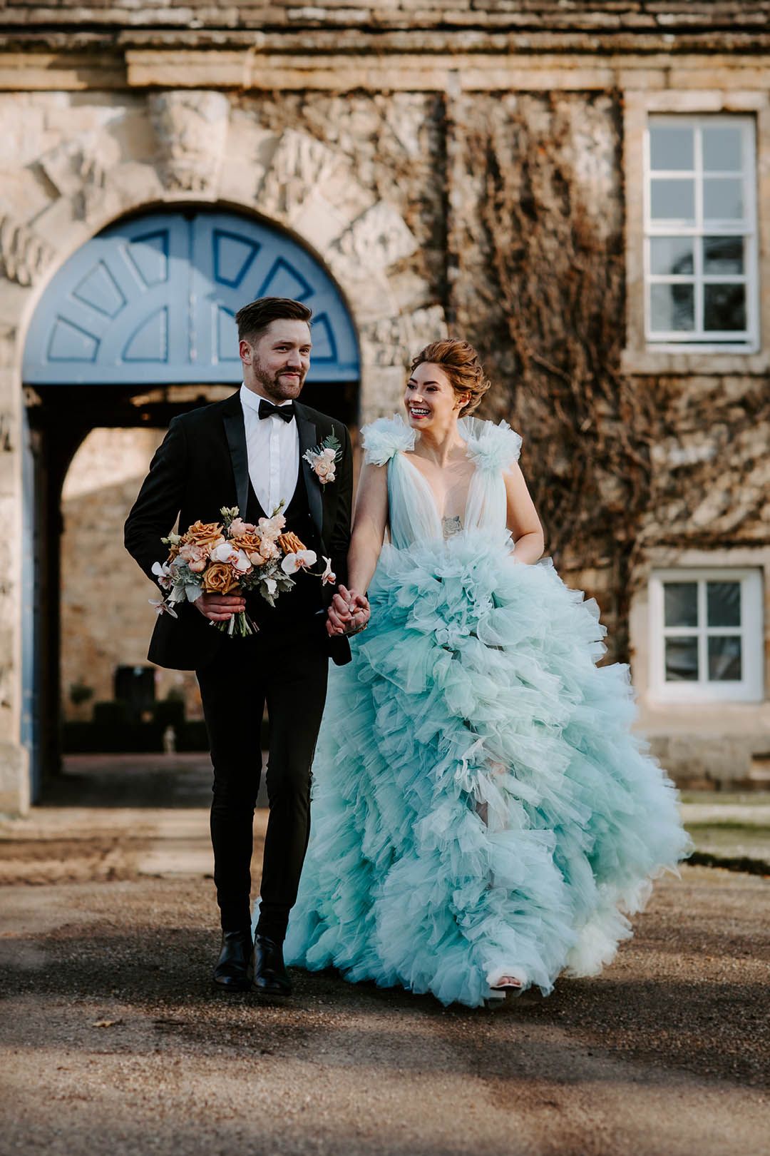 Baby blue dress for a wedding best sale