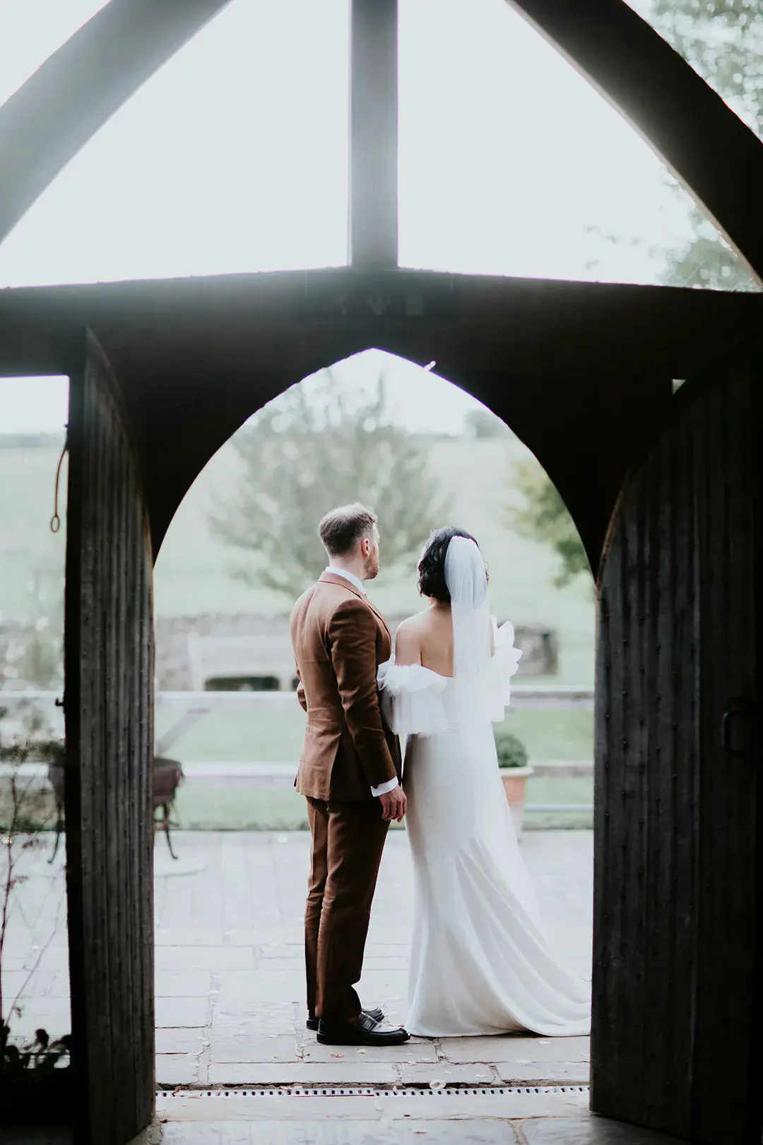 Emmy Mae Bridal Gown & White Bridesmaid Dresses at Cripps Barn