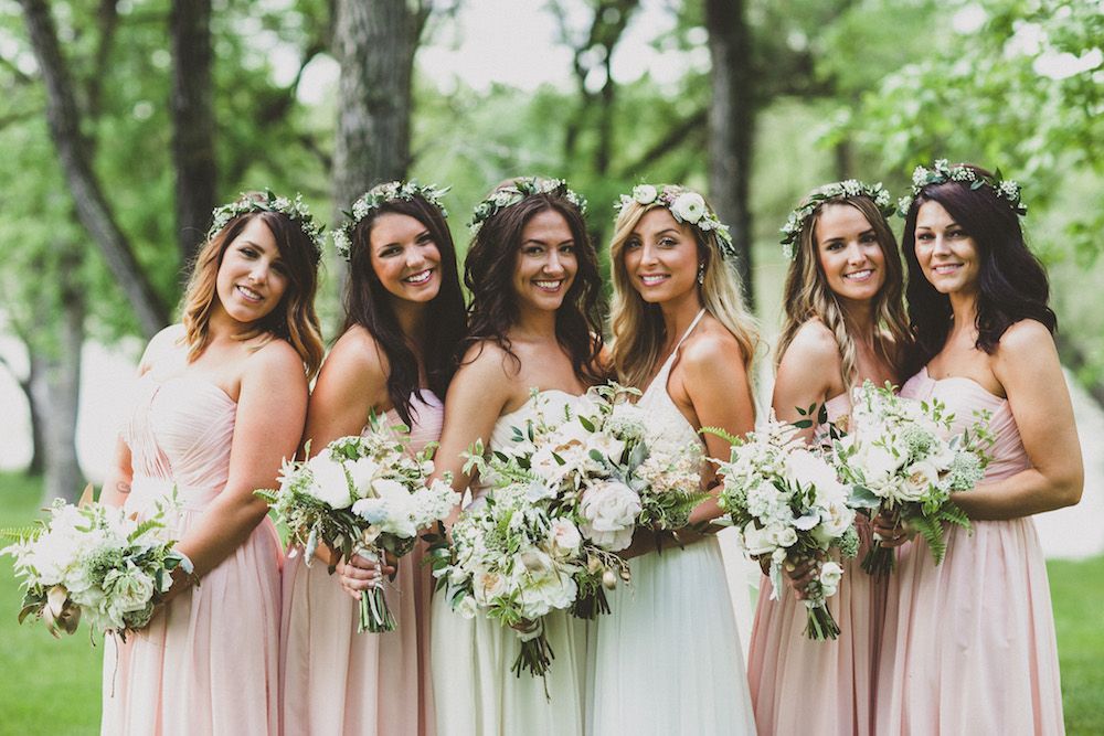 His and shop hers bridesmaid dresses