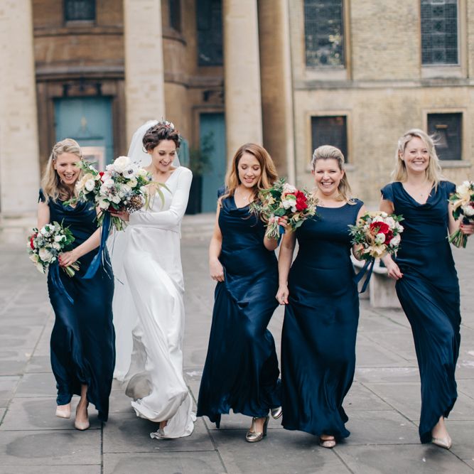 Ghost navy best sale bridesmaid dress