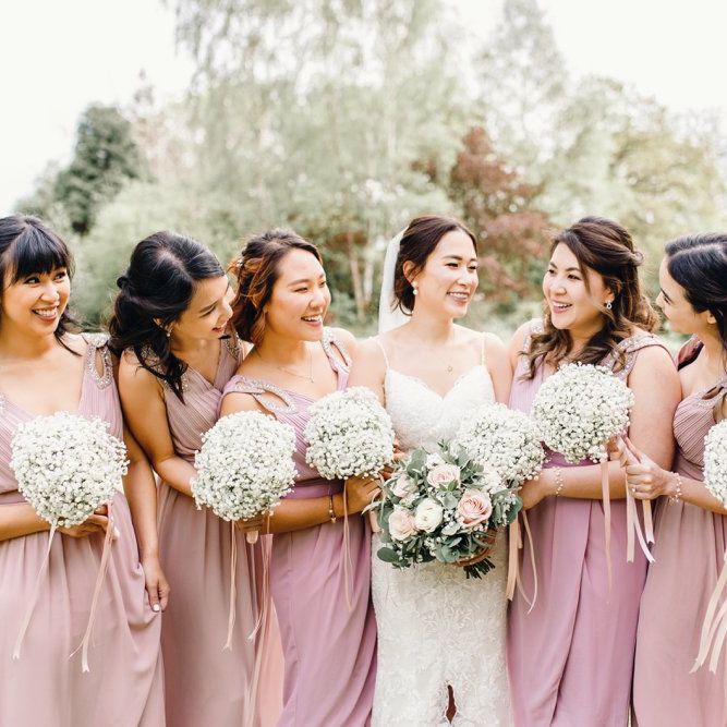 Bridesmaid gypsophila store