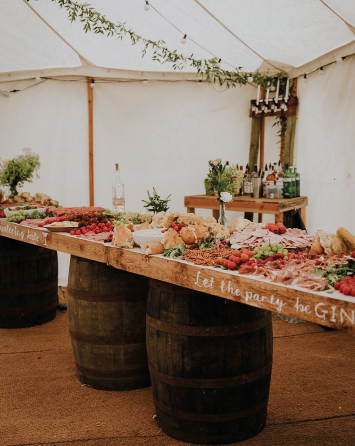 Wedding buffet clearance