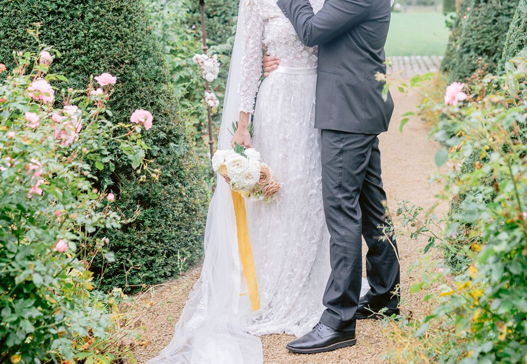 Cream & Pale Yellow Wedding Flowers at Euridge Manor