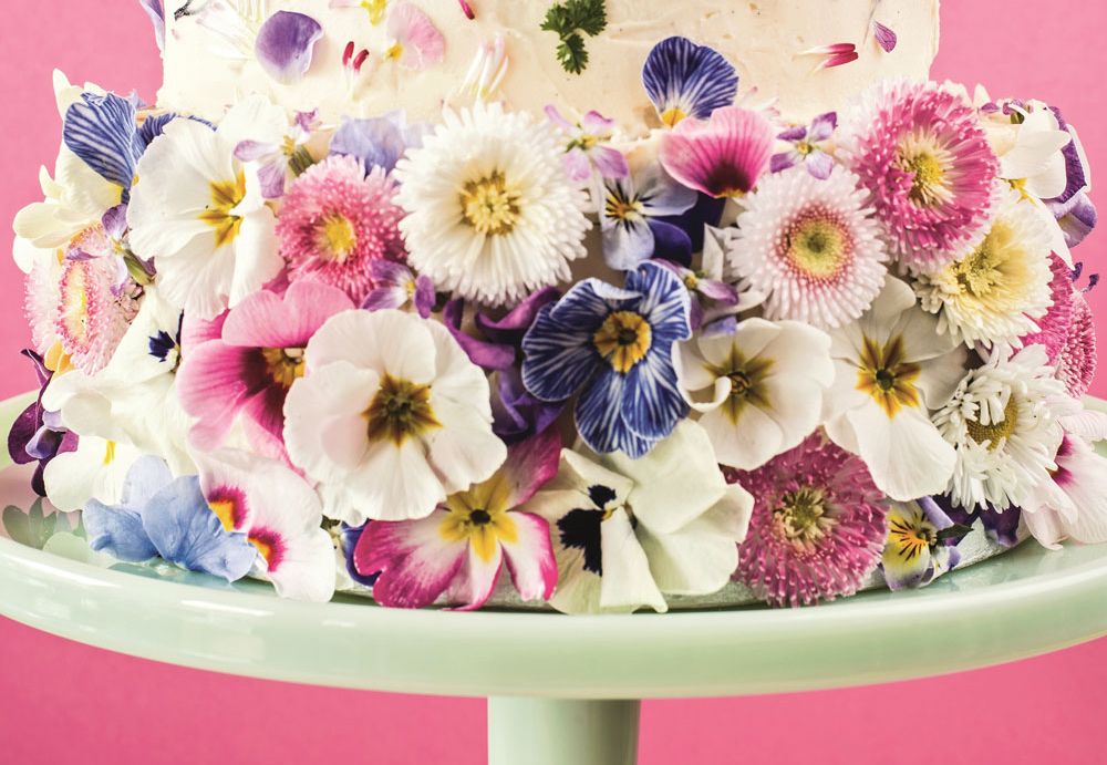 How To Decorate With Edible Flowers For Cakes